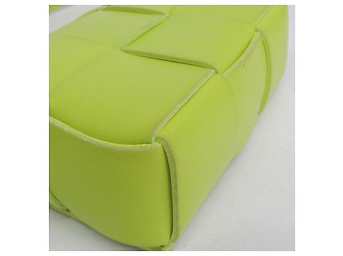Borsa a tracolla Bottega Veneta Intrecciato Cassette Verde - vista 4