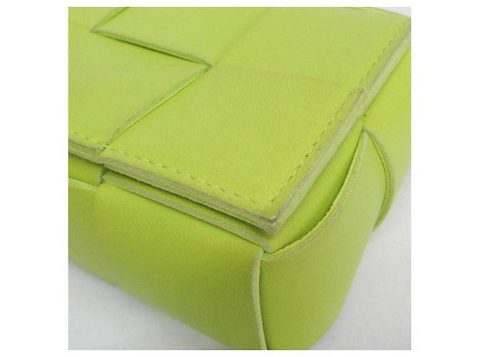 Borsa a tracolla Bottega Veneta Intrecciato Cassette Verde - vista 6