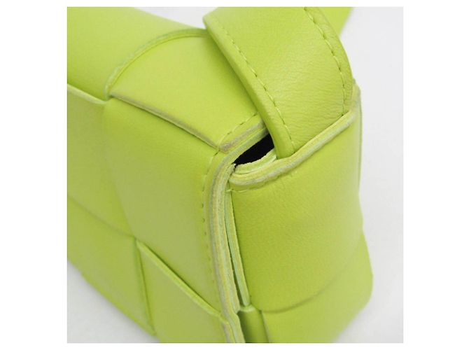 Borsa a tracolla Bottega Veneta Intrecciato Cassette Verde - vista 9