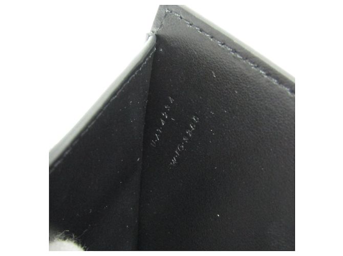 Céline Celine Triomphe Small Flap Wallet Schwarz - Ansicht 14
