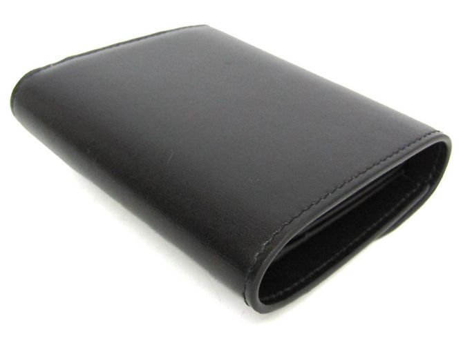 Céline Celine Triomphe Small Flap Wallet Schwarz - Ansicht 2