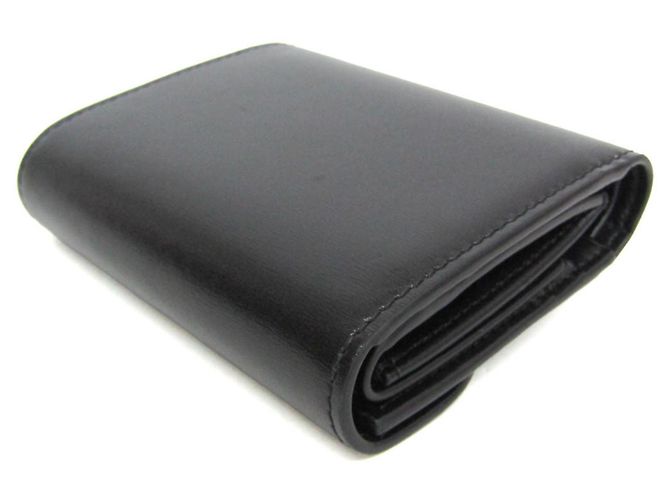 Céline Celine Triomphe Small Flap Wallet Schwarz - Ansicht 5