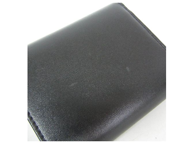 Céline Celine Triomphe Small Flap Wallet Schwarz - Ansicht 9