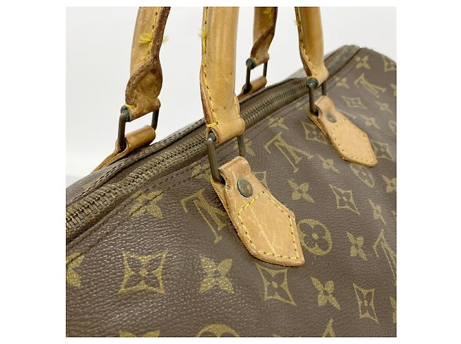 Borsa Louis Vuitton Monogram Speedy 40 M41106 Marrone - vista 11