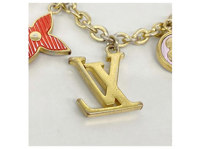 Portachiavi Charm Louis Vuitton Multicolore D'oro - vista 3