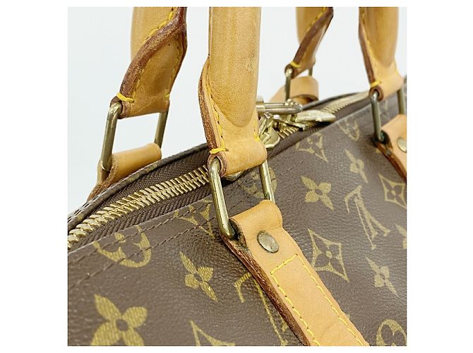 Louis Vuitton Boston Monogram Keepall 55 Marrone - vista 11