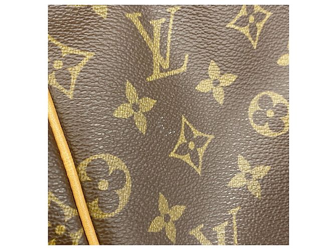 Louis Vuitton Boston Monogram Keepall 55 Marrone - vista 14