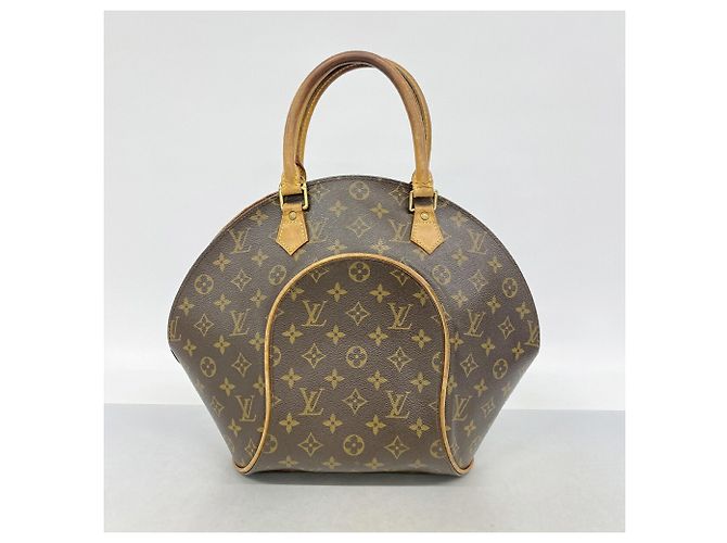 Borsa Louis Vuitton Monogram Ellipse MM Marrone - vista 10