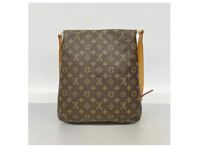Louis Vuitton Monogram Musette Schultertasche Braun - Ansicht 10