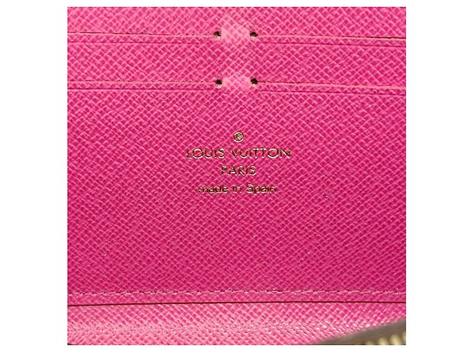 Cartera larga Louis Vuitton Monogram Flower Charm Castaño Rosa - vista 4