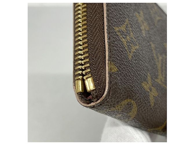 Cartera larga Louis Vuitton Monogram Flower Charm Castaño Rosa - vista 5