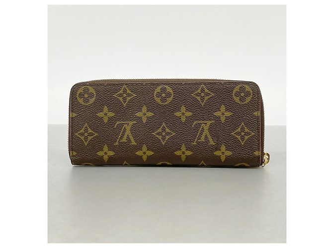 Cartera larga Louis Vuitton Monogram Flower Charm Castaño Rosa - vista 8
