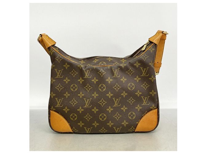 Borsa a tracolla Louis Vuitton Monogram Boulogne 30 Marrone - vista 10