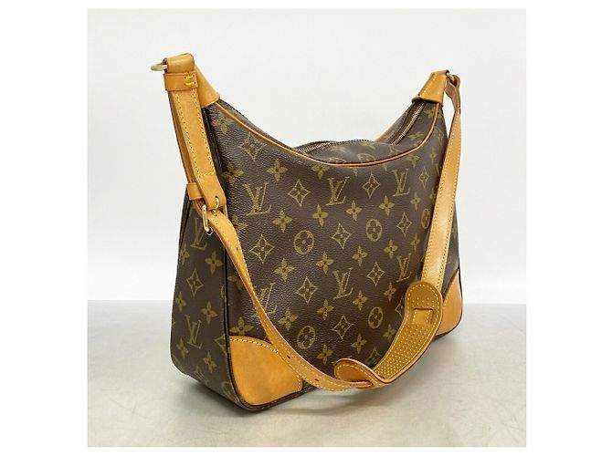 Borsa a tracolla Louis Vuitton Monogram Boulogne 30 Marrone - vista 2