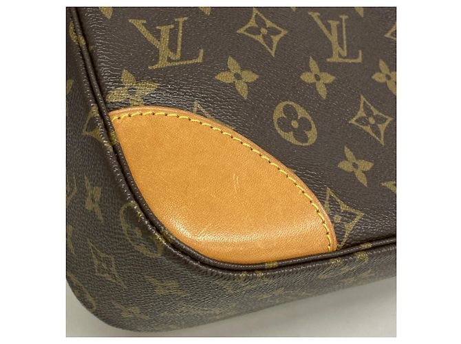 Borsa a tracolla Louis Vuitton Monogram Boulogne 30 Marrone - vista 9