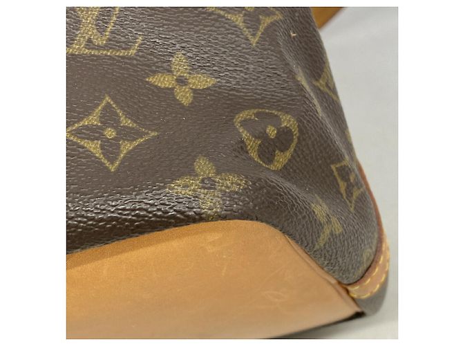 Noe Borsa a tracolla Louis Vuitton Monogram Petit Noé Marrone - vista 10
