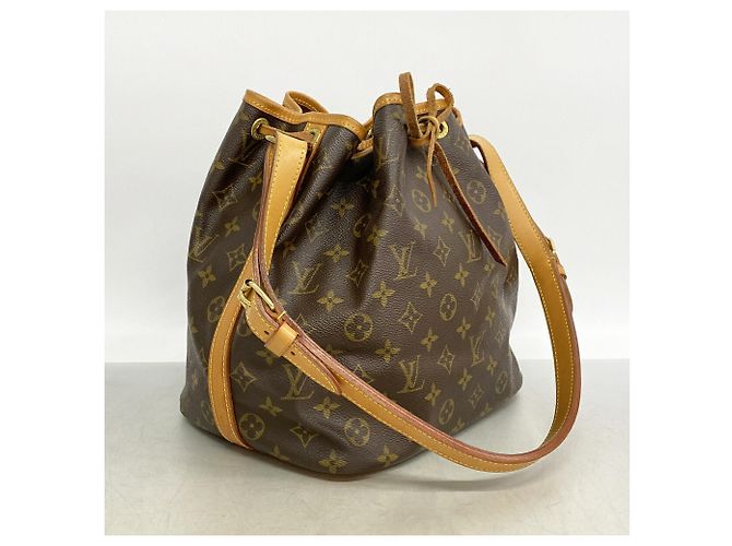 Noe Borsa a tracolla Louis Vuitton Monogram Petit Noé Marrone - vista 2