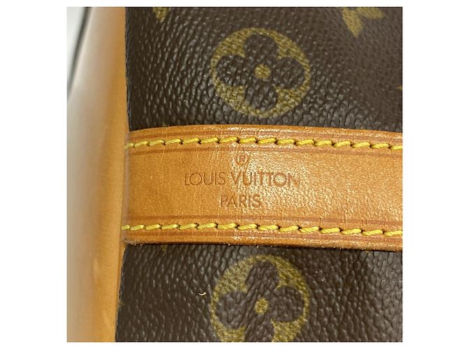 Noe Borsa a tracolla Louis Vuitton Monogram Petit Noé Marrone - vista 5