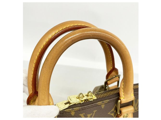 Borsa Louis Vuitton Alma Monogram Marrone - vista 7