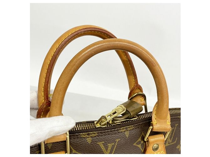Borsa a mano Louis Vuitton Alma Monogram M51130 Marrone - vista 7