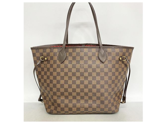 Borsa Tote Louis Vuitton Damier Neverfull MM in Ebene Damier ebene - vista 11