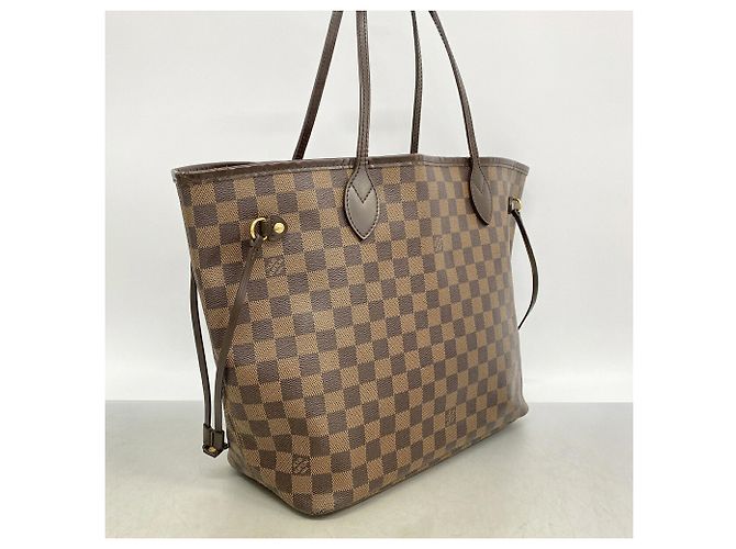 Borsa Tote Louis Vuitton Damier Neverfull MM in Ebene Damier ebene - vista 2