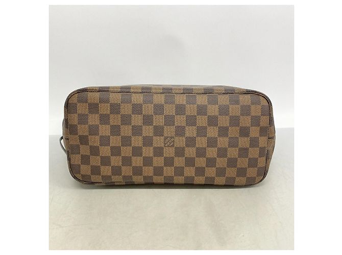 Borsa Tote Louis Vuitton Damier Neverfull MM in Ebene Damier ebene - vista 3