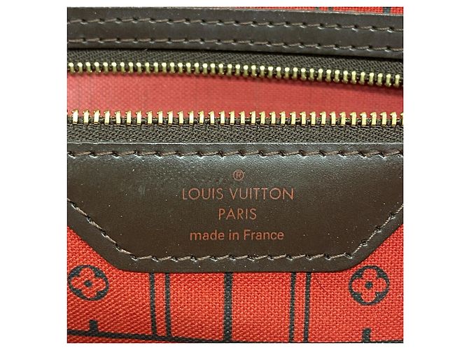 Borsa Tote Louis Vuitton Damier Neverfull MM in Ebene Damier ebene - vista 5