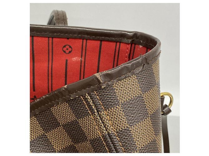 Borsa Tote Louis Vuitton Damier Neverfull MM in Ebene Damier ebene - vista 6