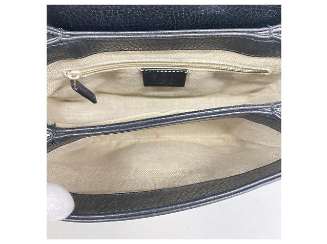 Borsa a tracolla Gucci Interlocking G Nero - vista 4