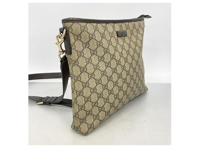 Borsa a tracolla Gucci GG Supreme Brown Marrone - vista 2