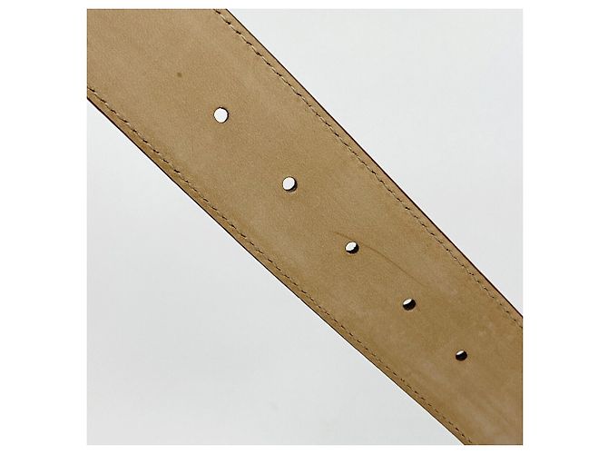 Gucci Interlocking G Ledergürtel Braun - Ansicht 3