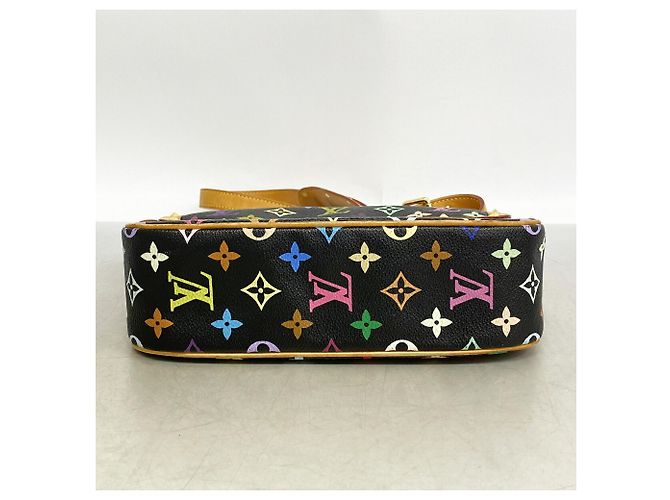 Borsa a tracolla Louis Vuitton Monogram Multicolor Sologne Nero - vista 3