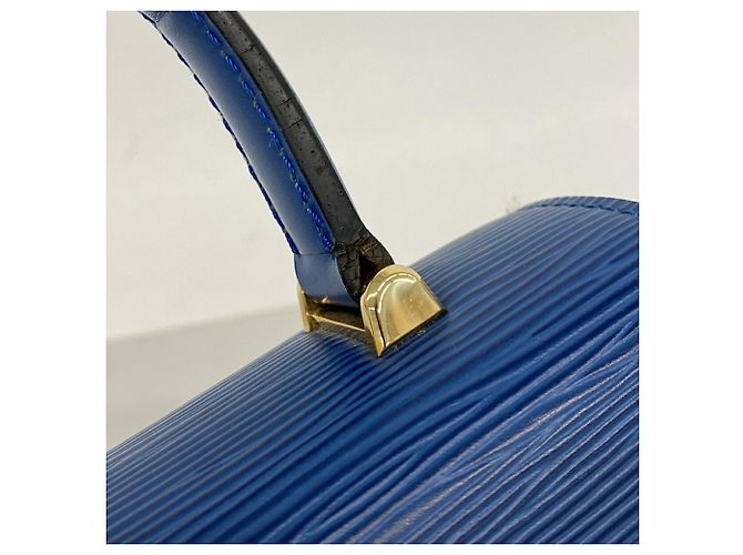 Borsa Louis Vuitton Epi Malzerbes Blu - vista 10