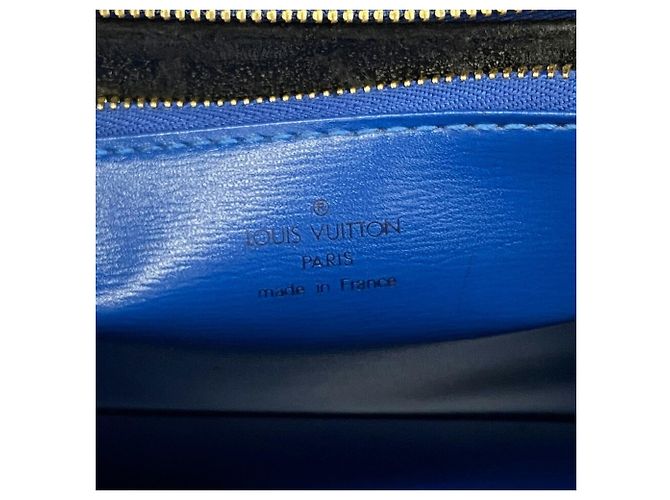 Borsa Louis Vuitton Epi Malzerbes Blu - vista 5