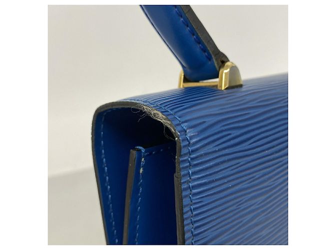 Borsa Louis Vuitton Epi Malzerbes Blu - vista 6
