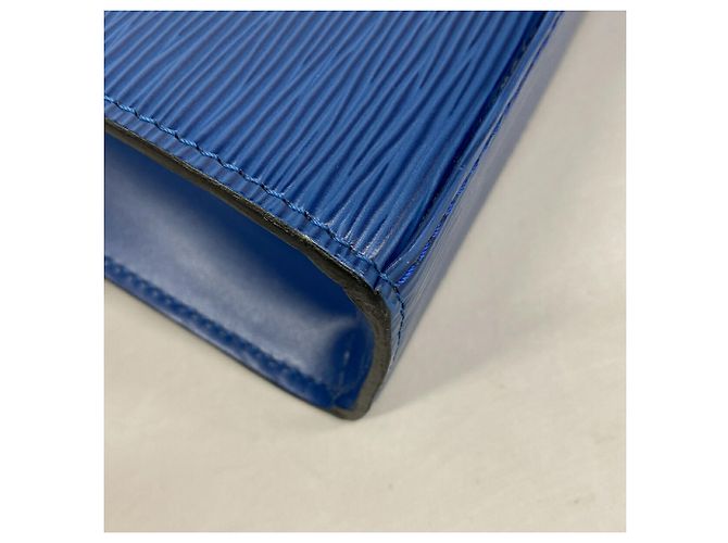 Borsa Louis Vuitton Epi Malzerbes Blu - vista 8