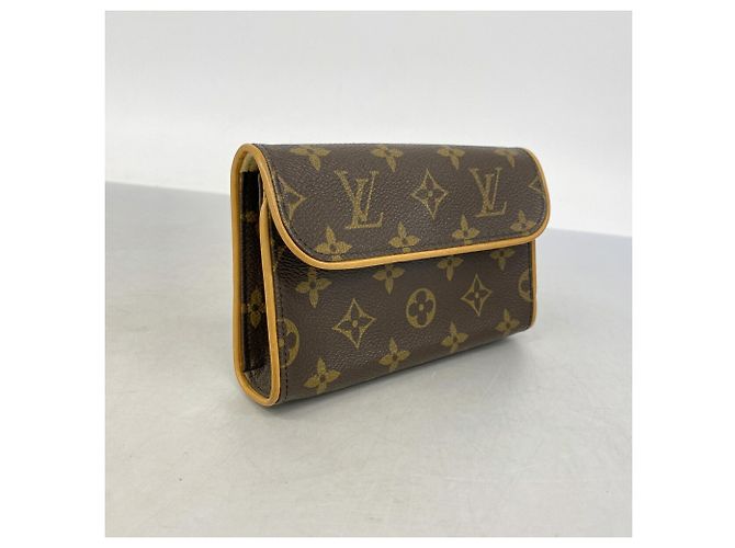 Louis Vuitton Monogram Pochette Florentine Fanny Pack Marrone - vista 2