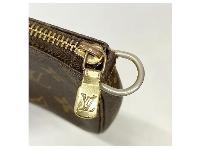 Borsa Tote Louis Vuitton Monogram Bucket PM Marrone - vista 10