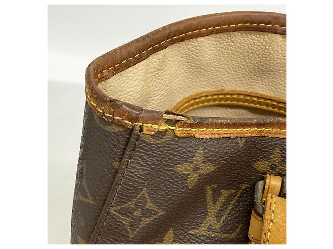 Borsa Tote Louis Vuitton Monogram Bucket PM Marrone - vista 9