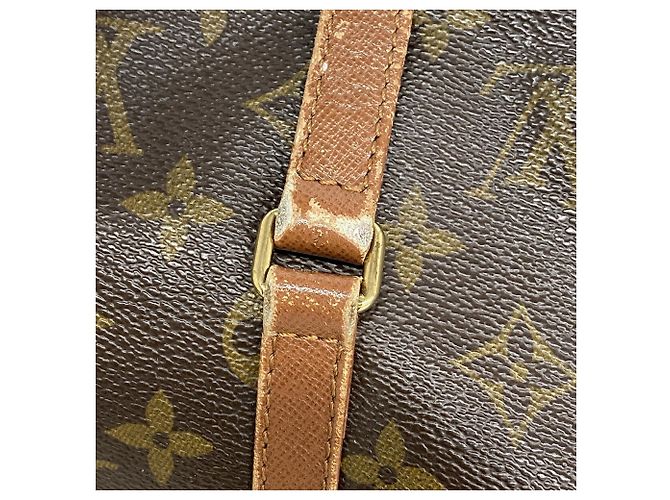 Borsa Louis Vuitton Monogram Papillon 30 Marrone - vista 7