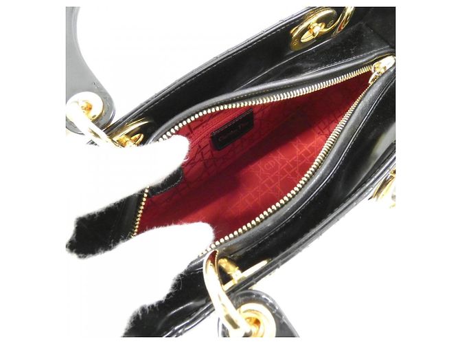 Borsa Christian Dior Lady Medium Nero - vista 10