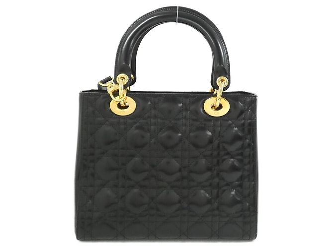 Borsa Christian Dior Lady Medium Nero - vista 2