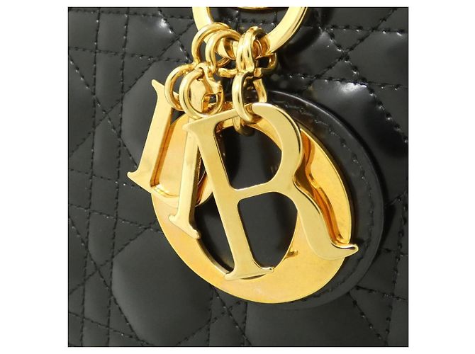 Borsa Christian Dior Lady Medium Nero - vista 4