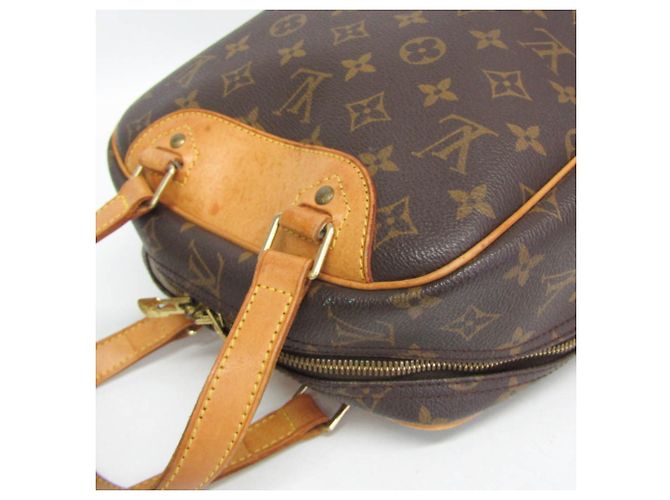 Borsa Boston Louis Vuitton Monogram Excursion Marrone - vista 5