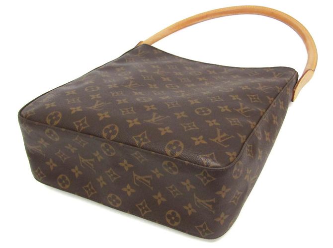 Borsa a tracolla Louis Vuitton Monogram Looping GM Marrone - vista 2