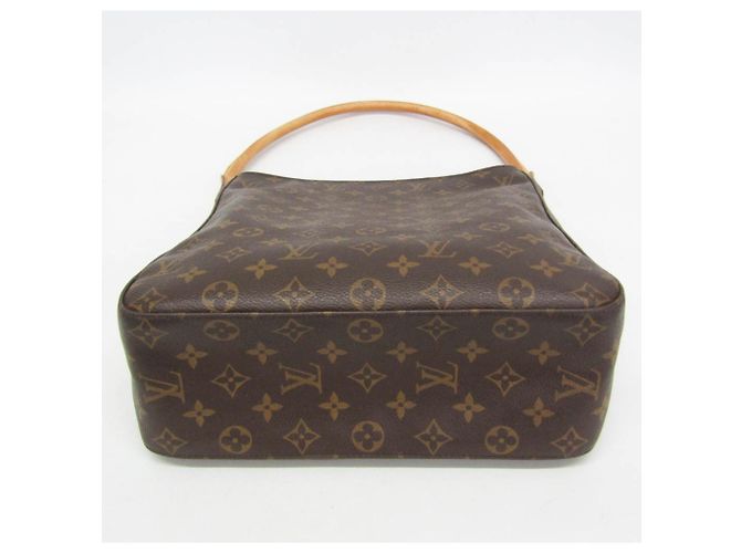 Borsa a tracolla Louis Vuitton Monogram Looping GM Marrone - vista 5