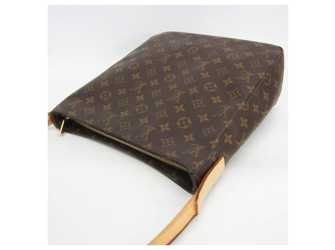 Borsa a tracolla Louis Vuitton Monogram Looping GM Marrone - vista 6