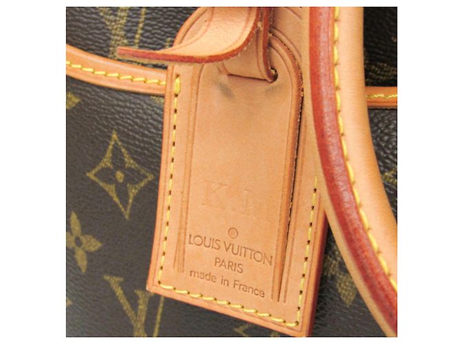 Borsa Louis Vuitton Monogram Deauville Marrone - vista 12