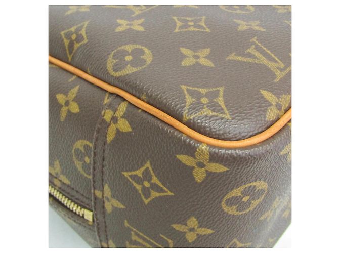 Borsa Louis Vuitton Monogram Deauville Marrone - vista 4
